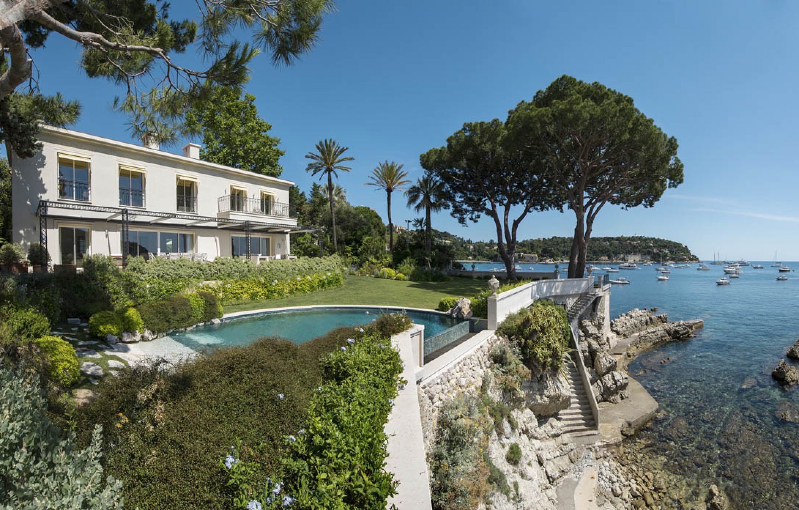 Location Villa De Luxe Saint Jean Cap Ferrat Accès Privé Mer 7376